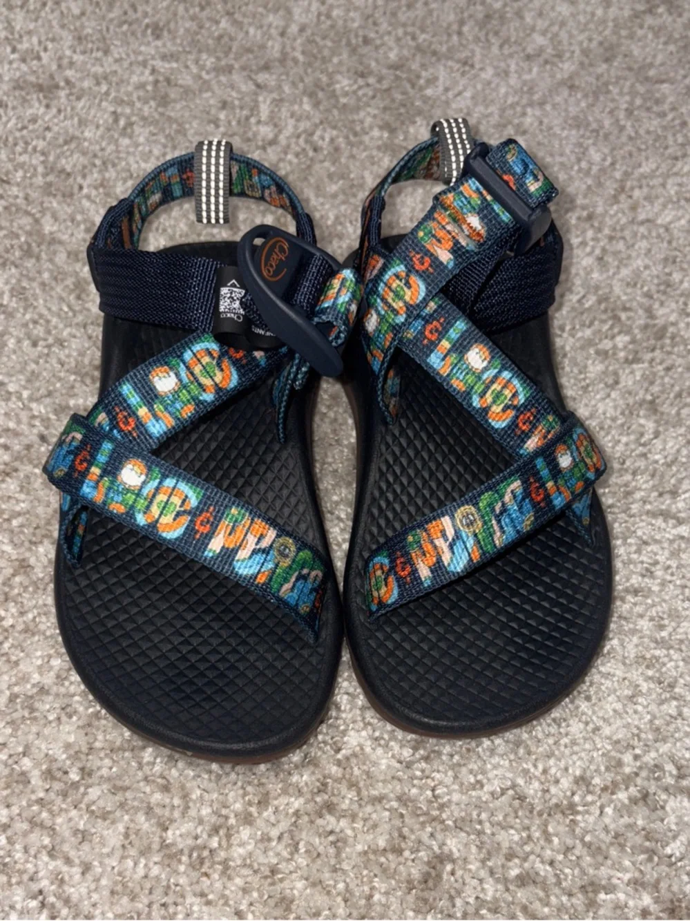 Chaco Kids Navy Sandals- Woodstock 
